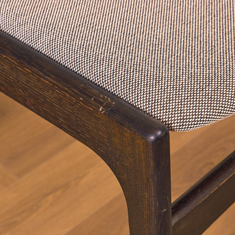 Danish dining chairs in smoked oak by Erik Buch for Anderstrup Møbelfabrik, model 89