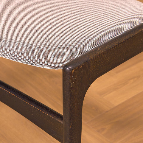 Danish dining chairs in smoked oak by Erik Buch for Anderstrup Møbelfabrik, model 89