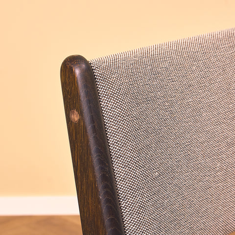 Danish dining chairs in smoked oak by Erik Buch for Anderstrup Møbelfabrik, model 89