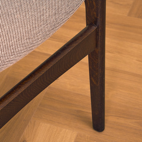 Danish dining chairs in smoked oak by Erik Buch for Anderstrup Møbelfabrik, model 89