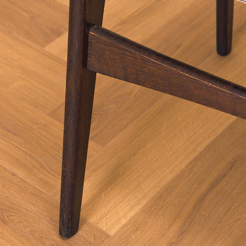 Danish dining chairs in smoked oak by Erik Buch for Anderstrup Møbelfabrik, model 89