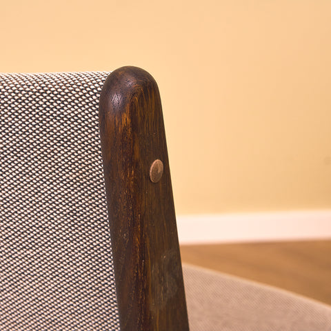Danish dining chairs in smoked oak by Erik Buch for Anderstrup Møbelfabrik, model 89