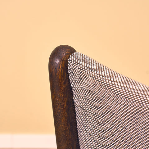 Danish dining chairs in smoked oak by Erik Buch for Anderstrup Møbelfabrik, model 89