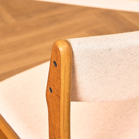 Danish set of 6 dining chairs in teak by Erik Buch for Nova Stolefabrik