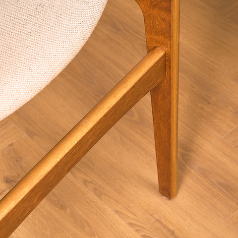 Danish set of 6 dining chairs in teak by Erik Buch for Nova Stolefabrik