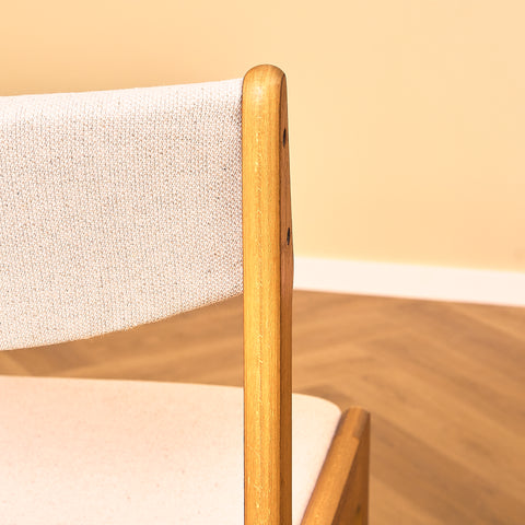 Danish set of 6 dining chairs in teak by Erik Buch for Nova Stolefabrik