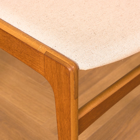 Danish set of 6 dining chairs in teak by Erik Buch for Nova Stolefabrik