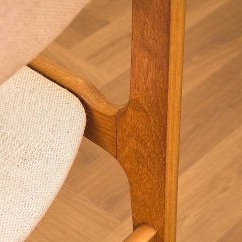 Danish set of 6 dining chairs in teak by Erik Buch for Nova Stolefabrik