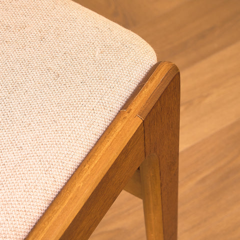 Danish set of 6 dining chairs in teak by Erik Buch for Nova Stolefabrik