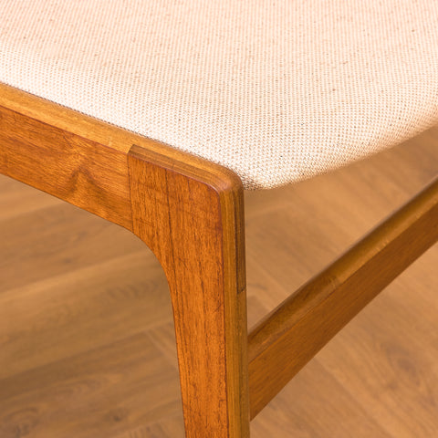 Danish set of 6 dining chairs in teak by Erik Buch for Nova Stolefabrik