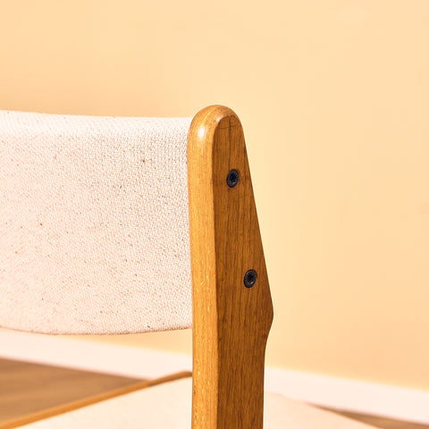 Danish set of 6 dining chairs in teak by Erik Buch for Nova Stolefabrik
