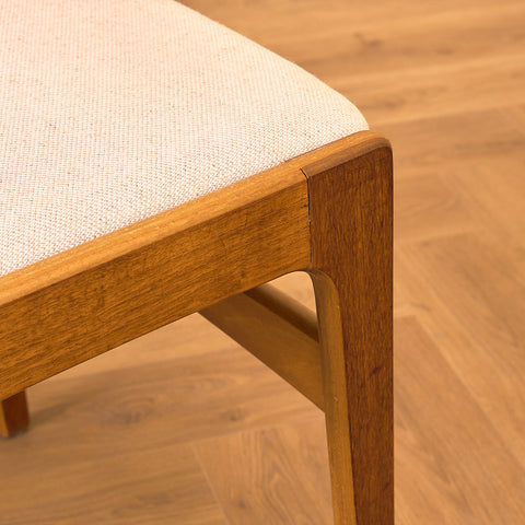 Danish set of 6 dining chairs in teak by Erik Buch for Nova Stolefabrik