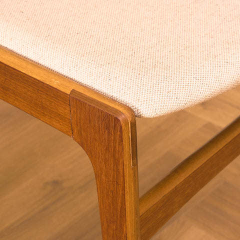 Danish set of 6 dining chairs in teak by Erik Buch for Nova Stolefabrik