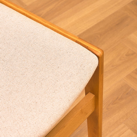 Danish set of 6 dining chairs in beech