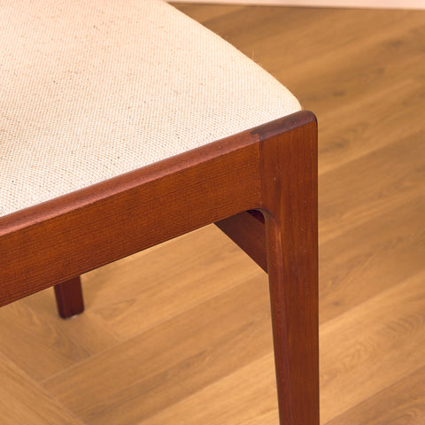 Danish set of 4 dining chairs in mahogany by Erik Buch for Nova Stolefabrik