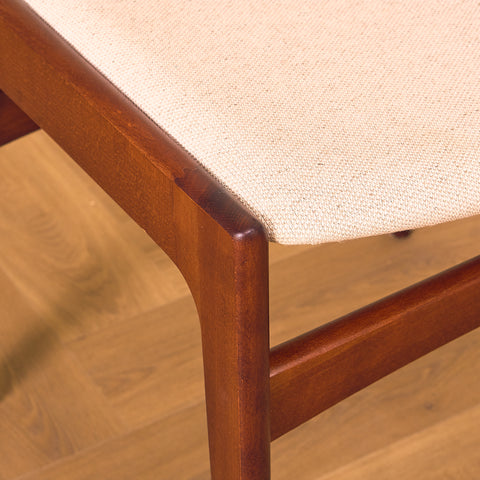 Danish set of 4 dining chairs in mahogany by Erik Buch for Nova Stolefabrik