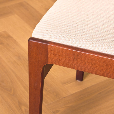 Danish set of 4 dining chairs in mahogany by Erik Buch for Nova Stolefabrik