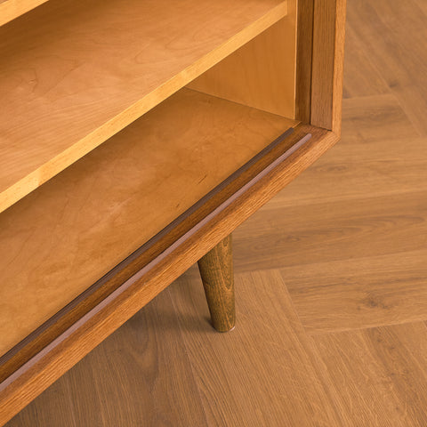Danish sideboard in oak by Carlo Jensen for Poul Hundevad