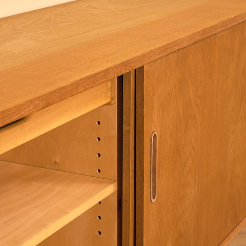 Danish sideboard in oak by Carlo Jensen for Poul Hundevad