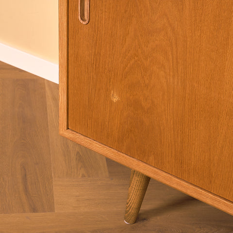 Danish sideboard in oak by Carlo Jensen for Poul Hundevad