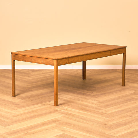 Swedish coffee table in teak and walnut by Yngvar Sandström for AB Seffle Möbelfabrik