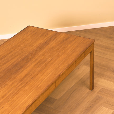 Swedish coffee table in teak and walnut by Yngvar Sandström for AB Seffle Möbelfabrik