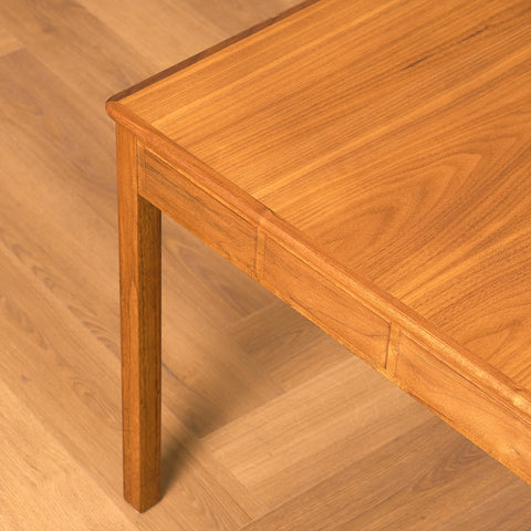 Swedish coffee table in teak and walnut by Yngvar Sandström for AB Seffle Möbelfabrik