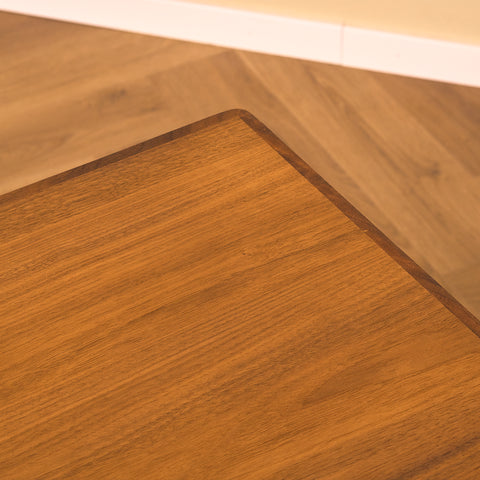 Swedish coffee table in teak and walnut by Yngvar Sandström for AB Seffle Möbelfabrik