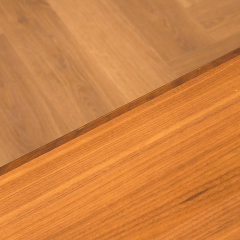 Swedish coffee table in teak and walnut by Yngvar Sandström for AB Seffle Möbelfabrik