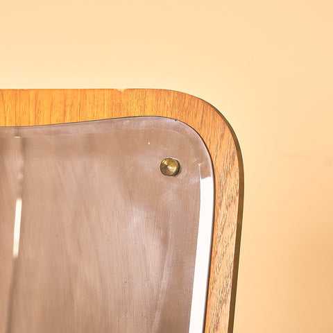 Swedish mirror in teak by AB Nybrofabriken