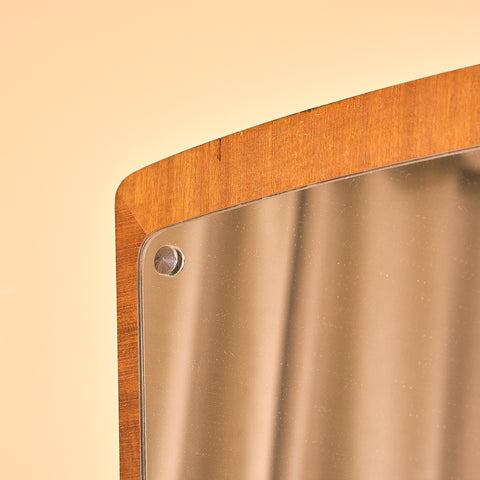 Swedish mirror in teak by Eriksmålaglas