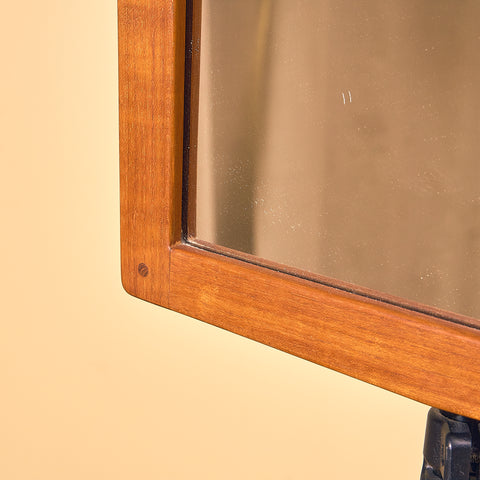 Mid-century mirror in teak