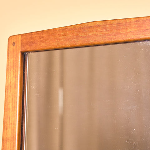 Mid-century mirror in teak