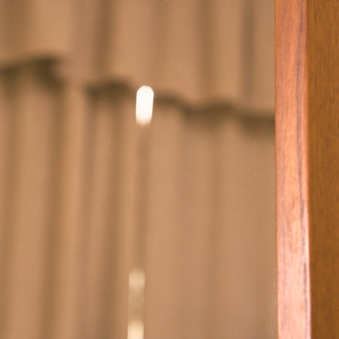 Swedish mirror in walnut by AB Nybrofabriken