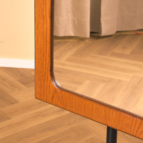 Mid-century mirror in teak