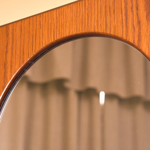 Mid-century mirror in teak