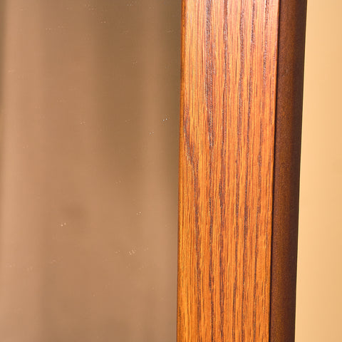 Mid-century mirror in teak