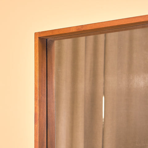 Mid-century mirror in teak