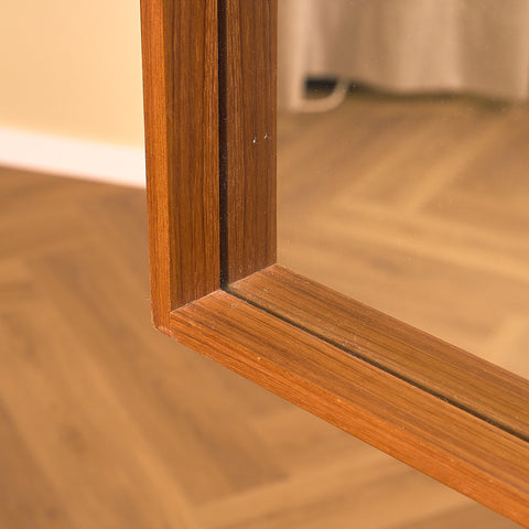 Mid-century mirror in teak