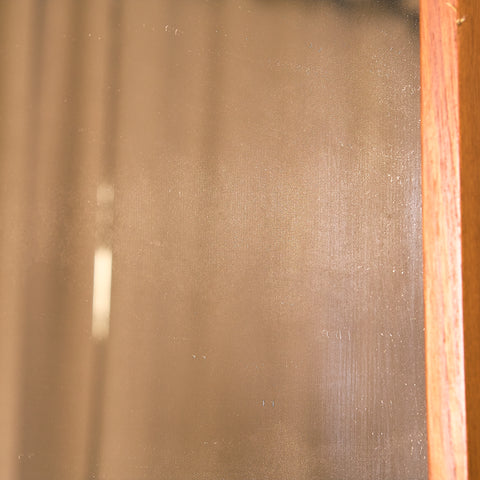 Mid-century mirror in teak