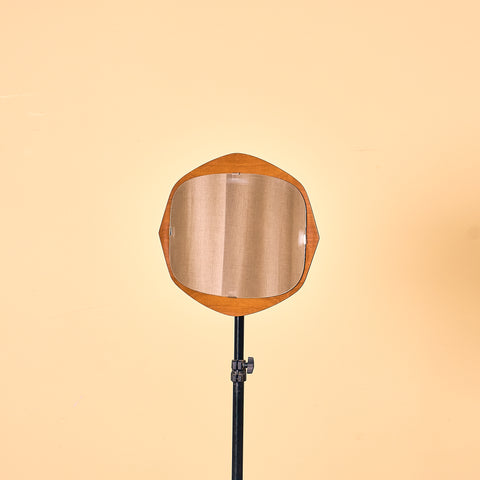 Mid-century mirror in teak
