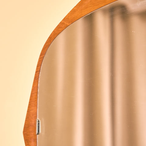 Mid-century mirror in teak
