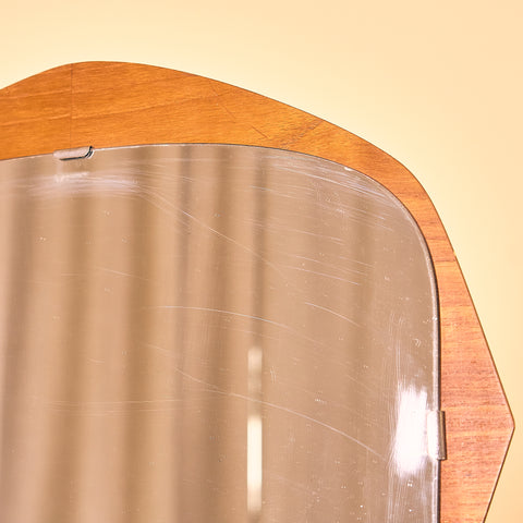Mid-century mirror in teak