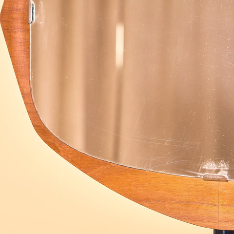 Mid-century mirror in teak