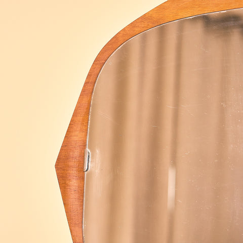 Mid-century mirror in teak