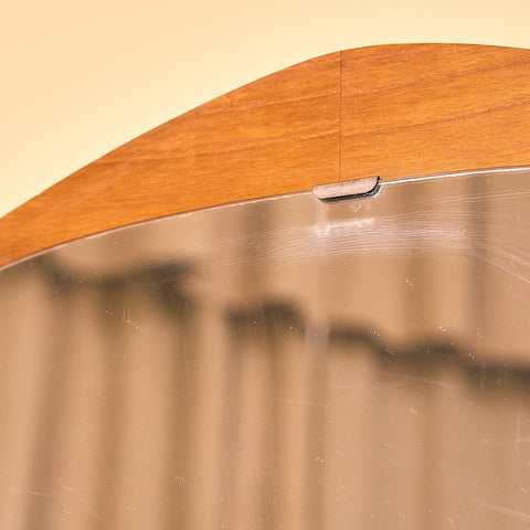Mid-century mirror in teak
