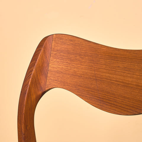 Danish set of 4 dining chairs 'model 71' by Niels O. Møller for J.L. Moller