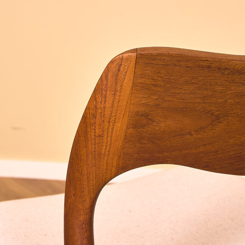 Danish set of 4 dining chairs 'model 71' by Niels O. Møller for J.L. Moller
