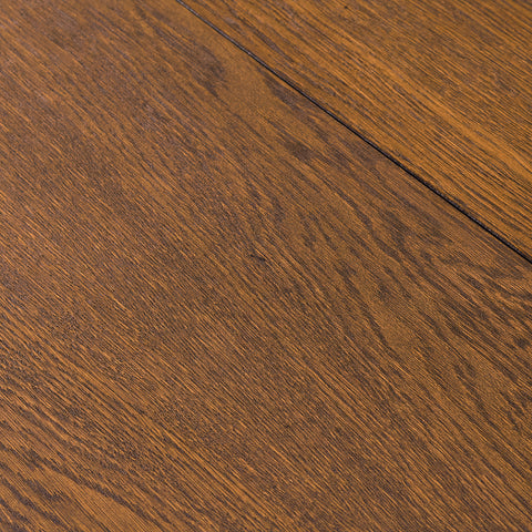 Danish oval dining table in smoked oak by Skovby