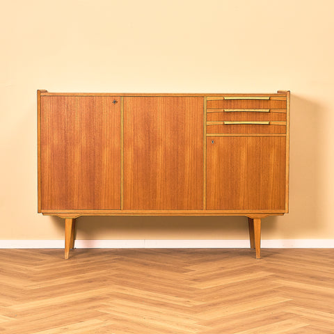Teak & Oak Highboard